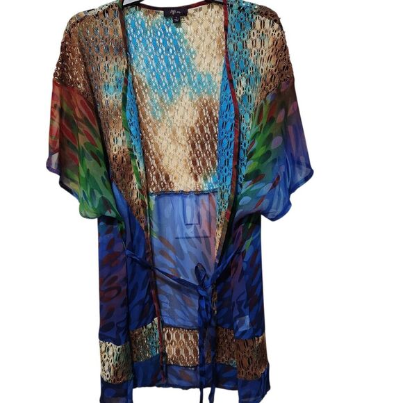 Lily Other - Lily Cover Up Size Large Belted Lightweight Swim Beach Pool Vacations. New
